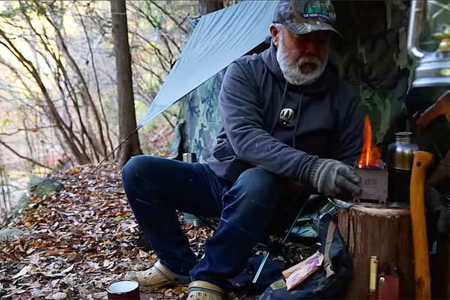 山祇会 秋山幕営地 4