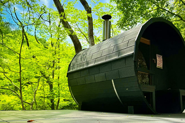 バレルサウナ 外観